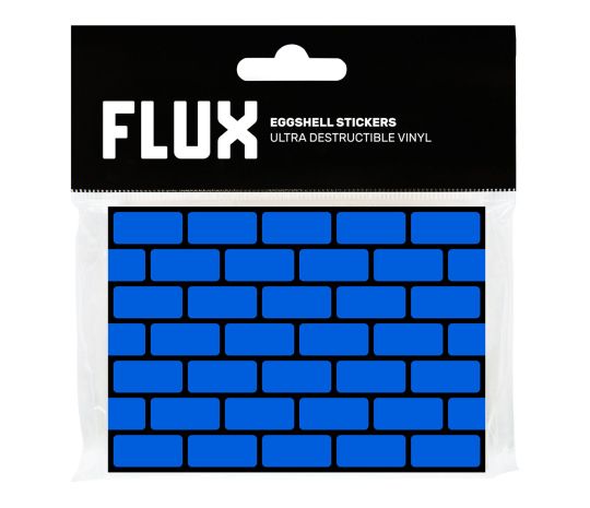 FLUX Eggshell Stickers Bricks Cyan 50ks pack